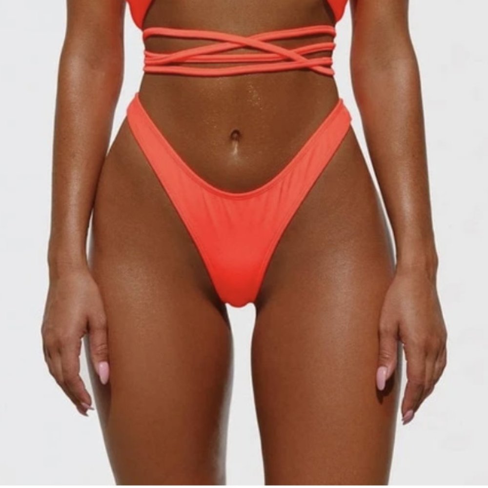 Orange Bikini Bottoms